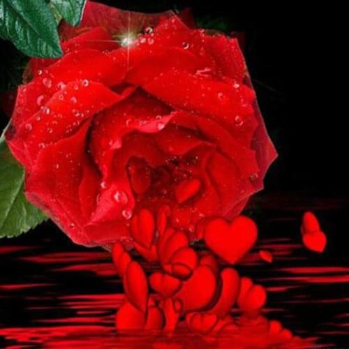 Diamond Painting 5D Rose Diamond Mosaic Flower Diamond Embroidery Cross Stitch Full Square/Round Picture Rhinestone Decor ll546