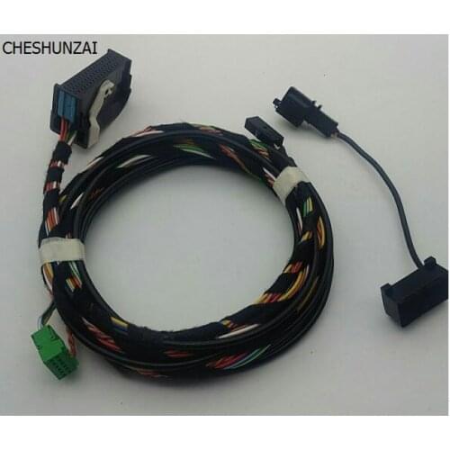 Car Microphone Bluetooth-compatible Set Harness Cable Adapter Old plug 8X0035447A for VW RCD510 RNS510 1k8035730D