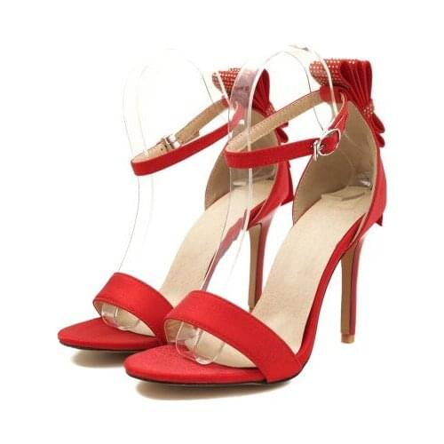 Big Size 9 10 11 12 13 14 15 high heels sandals women shoes woman summer ladies Buckled sandals