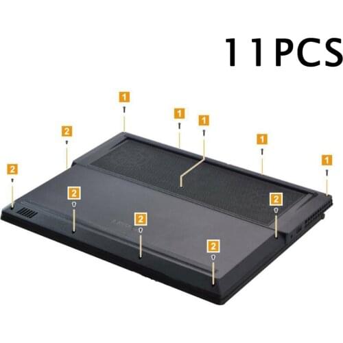 11PCS/Set NEW Screws For Lenovo Legion Y530-15ICH Bottom Case Base Cover