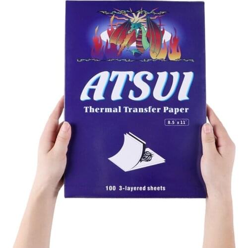 100 Sheets Tattoo Transfer Paper A4 Size Thermal Stencil Carbon Copier Spirit Stencil Carbon Drop Shipping