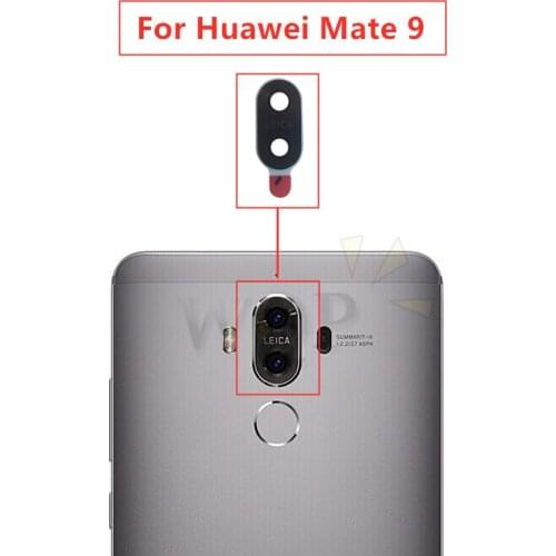 2 pieces for Huawei Mate 9 Camera Glass Lens Back Rear Camera Glass Lens with Glue Replacement Repair Spare Parts