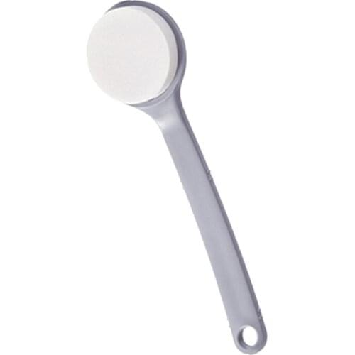 Upgraded Bath Body Brush Detergent Lotion Applicator Long Handle Gentle Exfoliation Improve Soft Sponge Scrubbing Brush