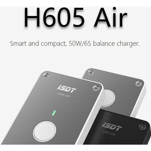 ISDT H605 Air 50W 5A DC 2S-6S Smart Bluetooth Intelligent Lipo Battery Charger APP Operation For RC Drone FPV Racing