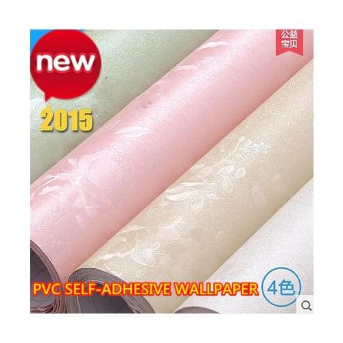 Thickening waterproof pvc self-adhesive 3d wallpaper fashion for bedroom restaurant wall paper imported wall stickers wardrobe