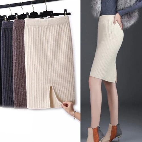 Женские вязаные юбки VDFHQJ China At AliExpress