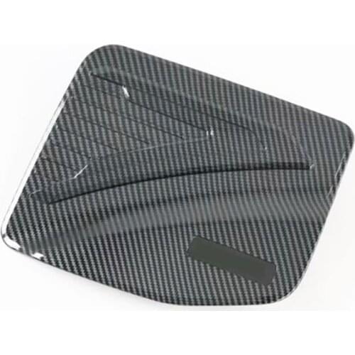 For Nissan Navara NP300 2015-2020 Car Fuel Tank Cap Cover Trim Oil Fuel Cap Protective Accessories, ABS Carbon Fiber