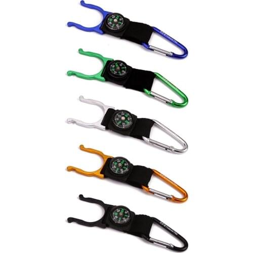 Water Bottle Clip Hanging Bottle Buckle Clip Portable Water Bottle Ring Holder Keychain Belt For Outdoor Camping Hiking