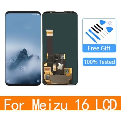 6.0" LCD For Meizu 16 16th M882Q M882H LCD Display + Touch Screen Digitizer Assembly For Meizu 16 LCD Replacement