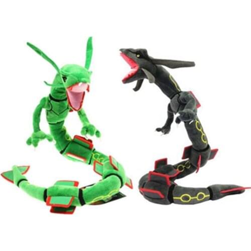 2 Styles 80cm New Toys Rayquaza soft plush dolls Anime Collectible Stuffed Animals doll Gifts