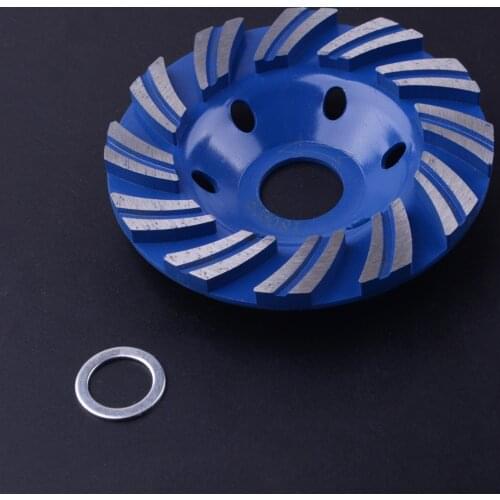4 Inch Blue Diamond Metal Angle Grinding Chain Wheel Wood Carving Disc Grinder