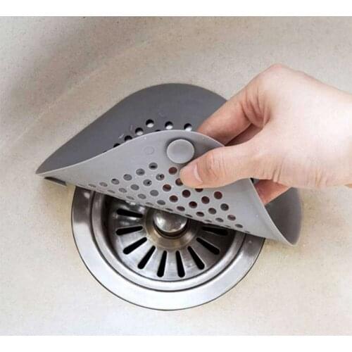 4pcs Sink Floor Drain Ground Filte Shower Bathroom Kitchen Anti-Clogging Hair Extension with Fruit Vegetable Residue