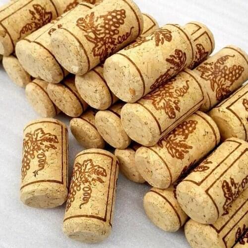 500 pcs/lot 22*44mm Natural Wood Corks Wine Bottle Stopper Unused Straight Round Cork Plug Sealing Caps Bar Tool ZA3369