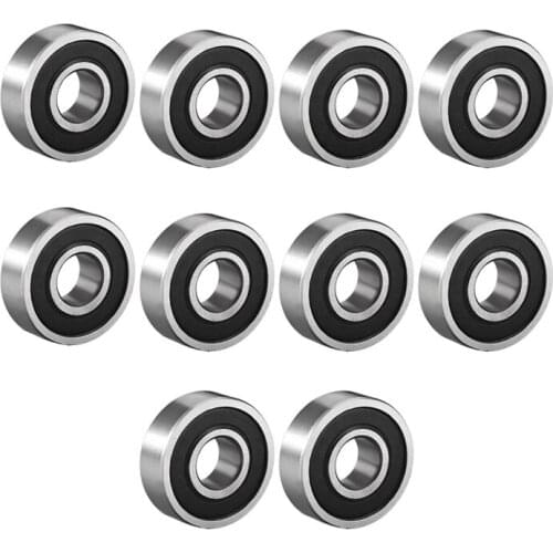6001ZZ 6001RS Deep Groove Ball Bearing Double Shield 12mm x 28mm x 8mm Bearing Steel Bearings, 10-Pack