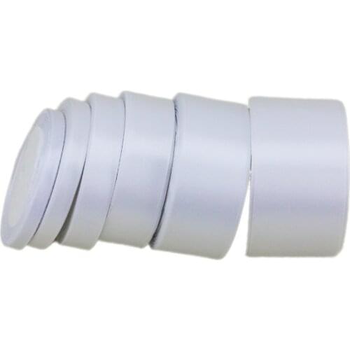 White Single Face Satin Ribbon Wholesale Gift Wrapping Christmas ribbons