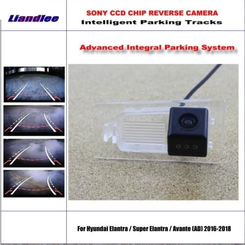 Auto Rear Camera For Hyundai Elantra/Super/Avante (AD) 2016-2018 Parking Tracks Backup Reverse Dynamic Guidance Tragectory CAM