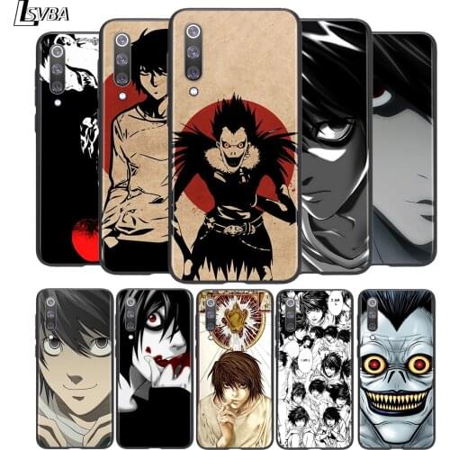 Anime death note Soft TPU For Xiaomi Mi 11i 11 10T 10 9T 9 A3 8 Lite CC9 SE Note10 Lite Ultra Pro Black Phone Case