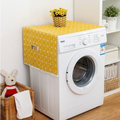 Single and Double Door Refrigerator Cover Cloth Multi-function Dust Oven Washing Machine Cover