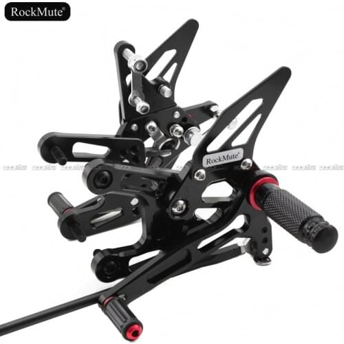 Motorcycle Rearsets For Kawasaki Ninja ZX-10R ZX10R 2011-2015 CNC Adjustable Footrest Shift Lever Brake Pedal Foot Pegs Rear Set