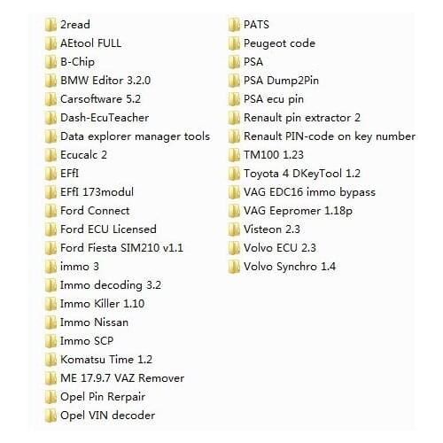 IMMO Programs package more than 30 program