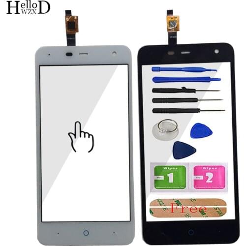 5.0'' Touch Screen Front Glass For ZTE Blade L4 Pro A465 Touch Screen Glass Digitizer Panel Sensor Flex Cable Adhesive Tools