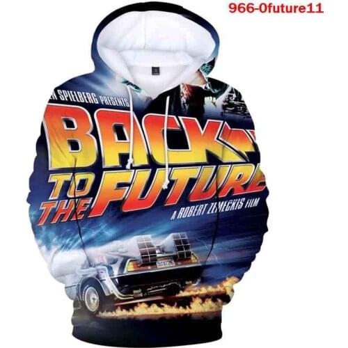 2020 New Back To The Future Movie 3D Printed Hoodies Men Pullover Streetwear Long Sleeve Loose Fashion Sweatshirts Tops Male