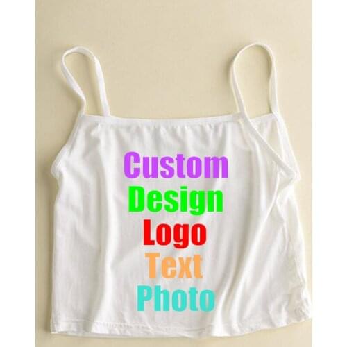 Customize your picture LOGO Ladies Sexy Vest Modal Camisole