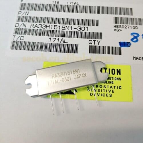 1PCS/lot New OriginaI RA33H1516M1 or RA33H1516M1-501 or RA33H1516M1-301 or RA33H1516M1-201 DIP-4 RF MOSFET Amplifier Module