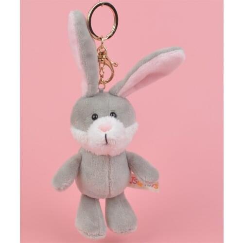 1pcs Cute Plush Bow Tie Rabbit Toys Small Pendant Doll Creative Mini Soft Stuffed Conjoined Beauty Toy Dolls For Kids Gifts