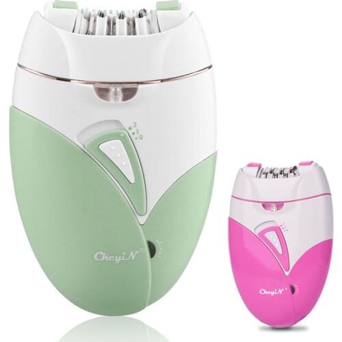 CkeyiN Electric Women Epilator Rechargeable Lady Face Body Leg Arm Bikini Back Hair Removal Trimmer Painless Razor Depilator 53