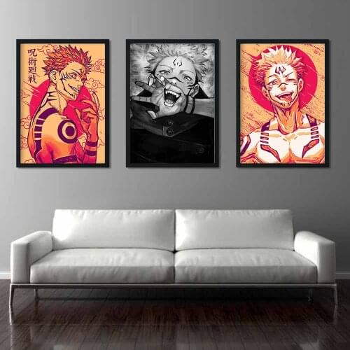 Anime: Jujutsu Kaisen Canvas Painting Wall Art Print Nordic Poster Wall Picture For Living Kids Room Decor Home Decoration