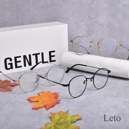 Korean brand Ultra light GENTLE Eyeglasses frames Leto Women Men Eyewear Frames For Reading Myopia Prescription lens