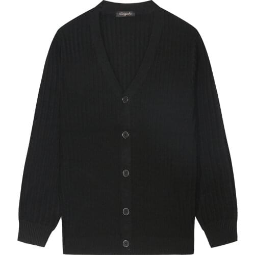 New Fashion High Quality Cardigan Sweater Men Button Casual Large Coat Single Breasted V-neck Computer Knitted Plus Size S-4XL