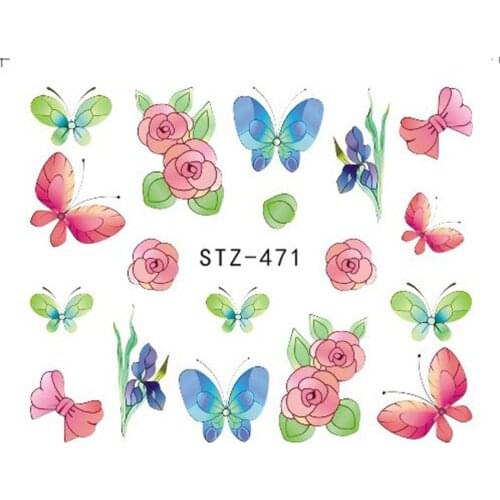 Women Girls 18 Sheets/Set Cake Ice Cream Nail Sticker Colorful Fruit Women Girls Nail Decal Wrap Manicure Decor Z0001