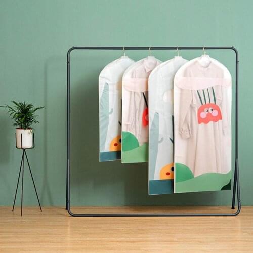 Dust Cover Translucent Multipurpose PEVA Cartoon Clothing Organizer for Down Jackets