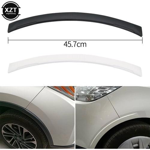 2Pcs Car Fender Wheel Eyebrow Auto Mudguard Lip Body Kit Protector Cover Mud Guard Universal