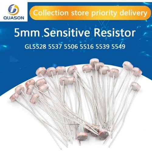 20PCS x 5506 Light Dependent Resistor LDR 5MM Photoresistor wholesale and retail Photoconductive resistance for arduino