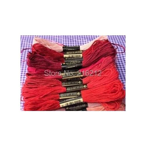6* 447 pcs 8.7 Yard Embroidery Thread Cross Stitch Thread Floss CXC Similar DMC 447 colors