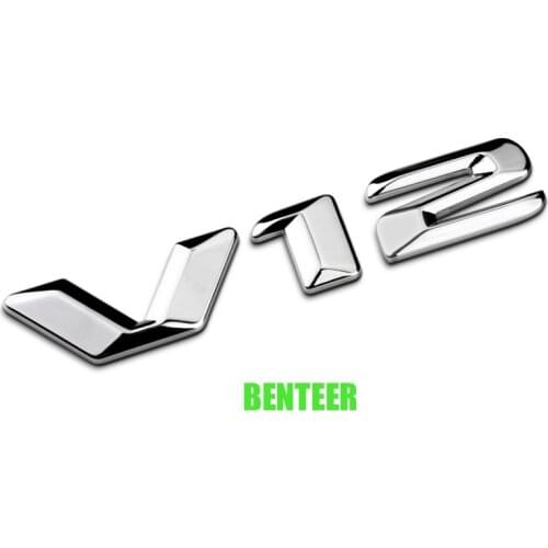 ABS AMG Styling V12 emblem For Mercedes-Benz A B E Glass CLA GLA GLK CLS ML GL