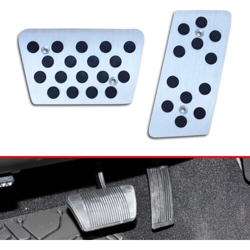 Car Foot Pedal Fuel Gas Brake Pad Cover Fit For Jeep Wrangler JK 2007-2017 AT No slip Accelerator Plate Accessories Trim