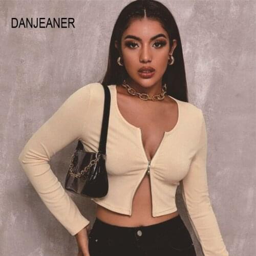 DANJEANER Women's Knitted T-shirts