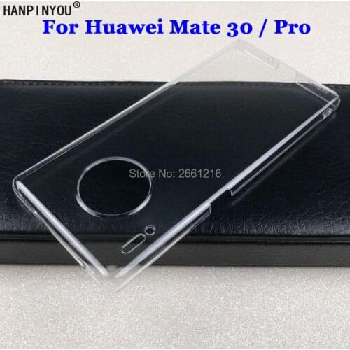 For Huawei Mate 30 Mate30 Pro 5G Hard PC Camera Protect Case Ultra Thin Clear Hard Plastic DIY Full Cover Protective Skin