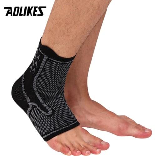 AOLIKES 1PCS Sports Safety Ankle Support Ankle Elastic Brace Guard Support basketball football Protection Ankle Support Brace