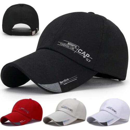Outdoor Sports Baseball Caps For Men Women Sun Protection UV Proof Hat Fashion Solid Color Quick Dry Cap Hats For Men