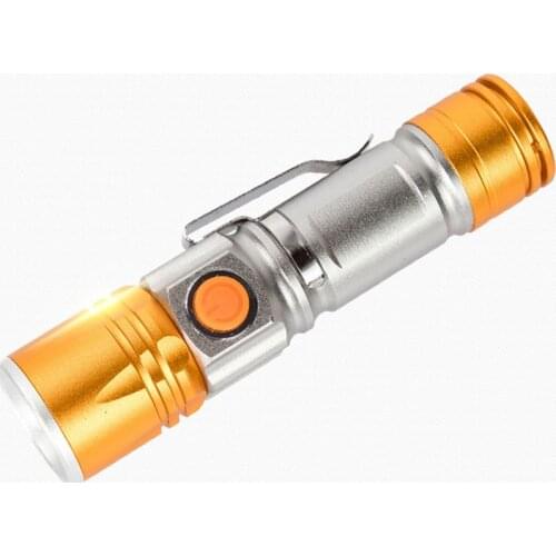Zoomable Flashlights, Handheld Outdoor Flashlights, Mini LED Flashlights with Lanyard, Pen Clip, High Lumens, 3 Light Modes