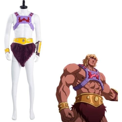 Masters of the Universe: Revelation He-Man Cosplay Costume Halloween Carnival Suit