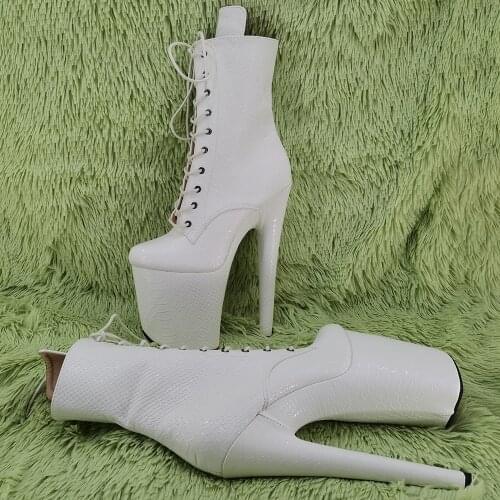 Leecabe 20CM/8inches young trend fashion High Heel platform Pole Dance boot