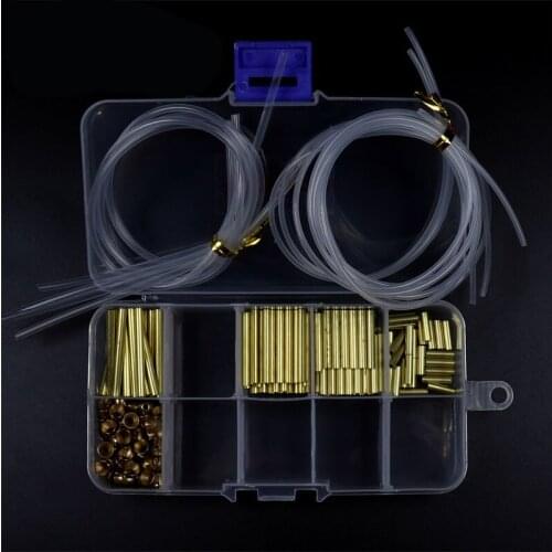 Wifreo Tube Fly Tying System Combo Set 3mm Brass Tube + Cones+ Liner Tube + Junction Tube Salmon Steelhead Fly Tying Material