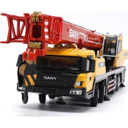 Original Diecast 1: 43 STC500 50ton metal Engineering mechanical mobile truck Crane model for gift