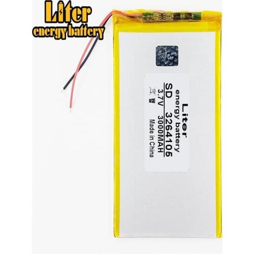 Li-po Polymer battery 9 inches tablet battery domestic the built-in rechargeable battery 3.7V 3000mah 3264105
